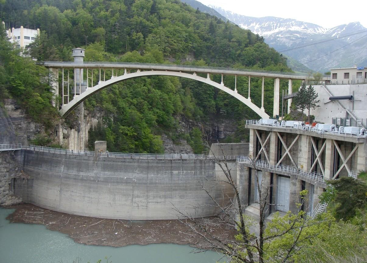 le lac du Sautet